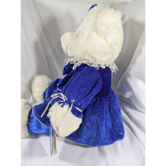 Dan Dee‎ Snowflake Christmas Holiday Teddy Bear Stuffed Plush 20" 2006 with Tag - Picture 3 of 8